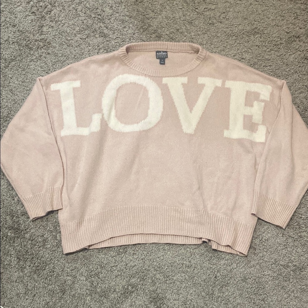 Pink LOVE Sweater